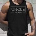 Uncle Est 2024 Promoted To Uncle 2024 Happy Father's Day Tank Top Gifts for Him