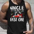 Uncle Of The Fast One Birthday 1St Race Car Family Matching Tank Top Gifts for Him