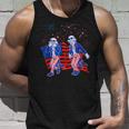 Uncle Sam Griddy 4Th Of July Independence Day Boy Kids Tank Top Gifts for Him