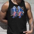Uncle Sam Griddy 4Th Of July Independence Day American Flag Unisex Tank Top Gifts for Him