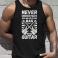 Never Underestimate An Old Man With A Bass Guitar Musician Tank Top Gifts for Him