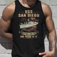 Uss San Diego Afs6 Unisex Tank Top Gifts for Him