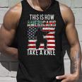 Veteran Vets This Is How Americans Take A Knee Funny Gift Veteran Day 24 Veterans Unisex Tank Top Gifts for Him