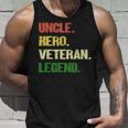 Veteran Vets Uncle Hero Veteran Legend Veterans Unisex Tank Top Gifts for Him