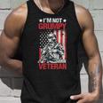 Veteran Vets Us Flag Im Not Grumpy Im A Veteran 119 Veterans Unisex Tank Top Gifts for Him