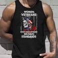 Veteran Vets Vintage Women Veteran Dont Have Attitude We Have Standards 162 Veterans Unisex Tank Top Gifts for Him