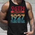 Vintage 1927 96 Year Old Limited Edition 96Th Birthday Tank Top Gifts for Him