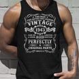 Vintage 1943 Man Myth Legend 80Th Birthday 80 Year Old Tank Top Gifts for Him