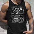 Vintage 30Th Birthday Decorations Men 1992 30 Birthday 30Th Birthday Tank Top Gifts for Him