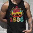 Vintage 35Th Birthday Awesome Since July 1988 Unisex Tank Top Gifts for Him