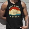 Vintage Best Uncle Ever Fist Bump Funny Uncle Fathers Day Unisex Tank Top Gifts for Him