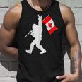 Vintage Canadian Bigfoot And Rock'n Roll Canada Day Tank Top Gifts for Him