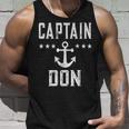 Vintage Captain Don Boating Lover Unisex Tank Top Gifts for Him