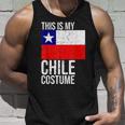 Vintage This Is My Chile Flag Costume For Halloween Chile Tank Top Gifts for Him
