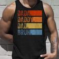 Vintage Fathers Day Dada Daddy Dad Bruh Tie Dye Unisex Tank Top Gifts for Him