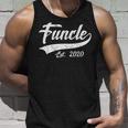 Vintage Funcle Est 2020 New Uncle Father Day Tank Top Gifts for Him