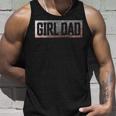 Vintage Girl Dad Proud Father Classic Fathers Day Daddy Unisex Tank Top Gifts for Him