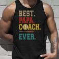 Vintage Papa Coach Ever Costume Baseball Player Coach Unisex Tank Top Gifts for Him