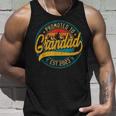 Vintage Promoted To Great Grandad Est 2023 Family Unisex Tank Top Gifts for Him