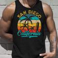 Vintage San Diego California Beach Surf Summer Vacations California And Merchandise Tank Top Gifts for Him