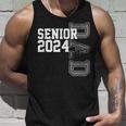Vintage Senior 2024 Class Grad Proud Dad Class Of 2024 Unisex Tank Top Gifts for Him