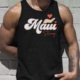 Vintage Strong Maui Hawaii Island I Love Hawaii Tank Top Gifts for Him