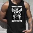 Vintage Tarot CardThe Devil Card Occult Tarot Unisex Tank Top Gifts for Him