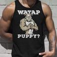 Watap Puppy Motivational Dog Pun Workout Sassy Bulldog Tank Top Gifts for Him