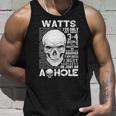 Watts Name Gift Watts Ively Met About 3 Or 4 People Unisex Tank Top Gifts for Him
