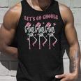 Western Skeletons Bachelorette Halloween Let's Go Ghouls Tank Top Gifts for Him