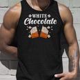 White Chocolate Funny Food Lover Eater Graphic Unisex Tank Top Gifts for Him