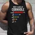 Why I Lose At Cornhole Funny Cornhole Player Unisex Tank Top Gifts for Him