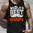 Worlds Best Grandpa - Funny Grandpa Unisex Tank Top Gifts for Him