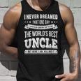 Worlds Best Uncle - Gift For Uncle & Brother Unisex Tank Top Gifts for Him