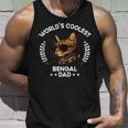 Worlds Coolest Dog Dad Papa Men Bengal Cat Unisex Tank Top Gifts for Him