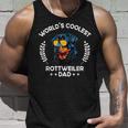 Worlds Coolest Dog Dad Papa - Men Rottweiler Unisex Tank Top Gifts for Him