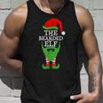 Xmas Holiday Matching Ugly Christmas Sweater The Bearded Elf Tank Top Gifts for Him