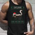 Xmas Skunk Ugly Christmas Sweater Party Tank Top Gifts for Him