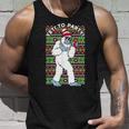 Yeti To The Party Ugly Christmas Sweater Graphic Tank Top Gifts for Him