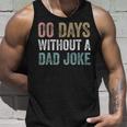 Zero Days Without A Dad Joke Vintage Funny Fathers Day Men Unisex Tank Top Gifts for Him