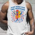 4Th Of July Hot Dog Im Just Here For Wieners Unisex Tank Top Gifts for Him