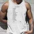 55 Burgers 55 Fries I Think You Should Leave Receipt Burgers Tank Top Gifts for Him