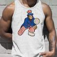 Abraham Lincoln Playing Volleyball Funny 4Th Of July Unisex Tank Top Gifts for Him