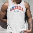 America Est 1776 Patriotic Usa 4Th Of July America Flag Unisex Tank Top Gifts for Him