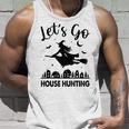 Beautiful Real Estate Witch Halloween Lets Go House Hunting Tank Top Gifts for Him