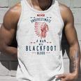 Blackfoot Native American Indian Man Never Underestimate Native American Tank Top Gifts for Him
