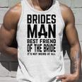 Bridesman Best Friend Of The Bride Not Weird Slogan Bestie Tank Top Gifts for Him