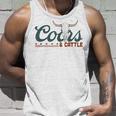 Cattle Rodeo Western Cowboy Unisex Tank Top Gifts for Him