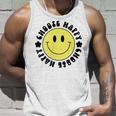 Choose Happy 70S Yellow Smile Face Cute Smiling Face Tank Top Gifts for Him