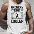 Father Archery Dad Like A Regular Dad But Cooler Gift For Mens Unisex Tank Top Gifts for Him